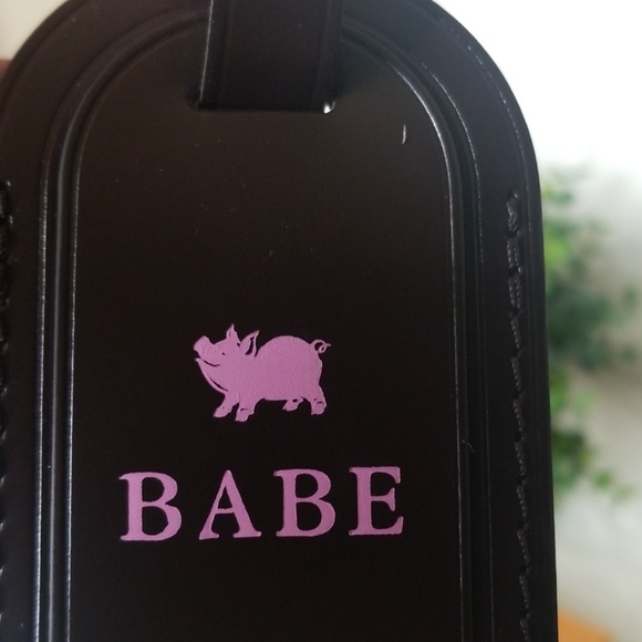 LOUIS VUITTON LARGE EBENE BROWN BABE LUGGAGE TAG - Picture 2 of 6